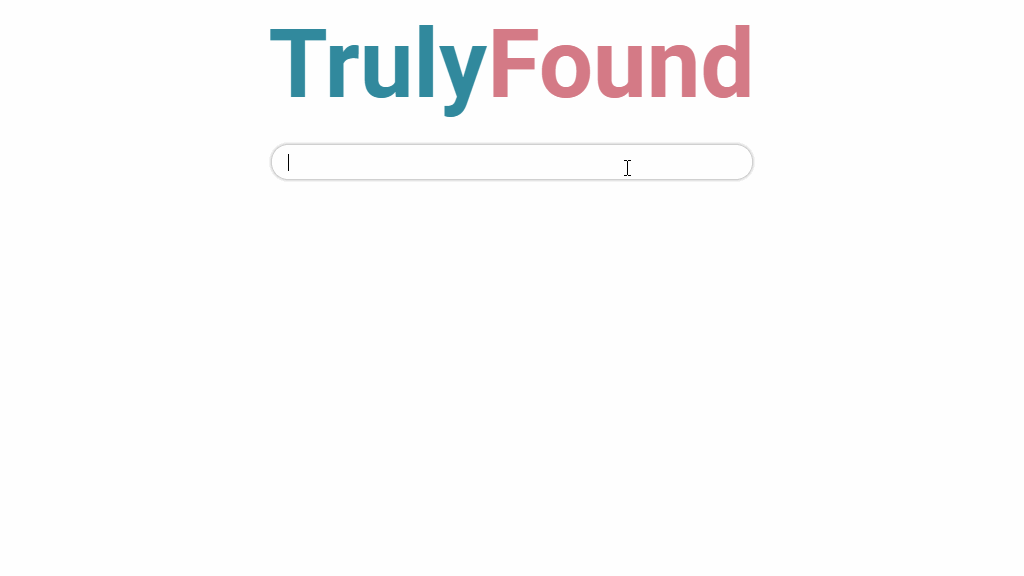 Demo of using site to search playlists.